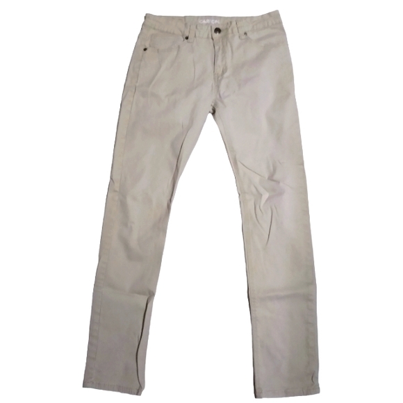 Skinny Flex Jeans Men's Casual Tan Sz 32/32 - Picture 1 of 3